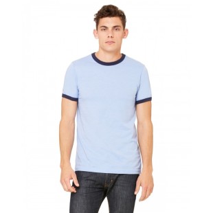 Bella + Canvas Men's Jersey Short-Sleeve Ringer T-Shirt