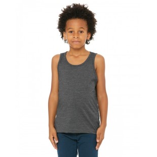 Bella + Canvas Youth Heather CVC Tank