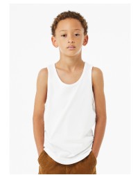 Bella + Canvas Youth Heather CVC Tank