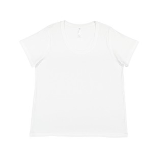 LAT Ladies' Curvy Fine Jersey T-Shirt