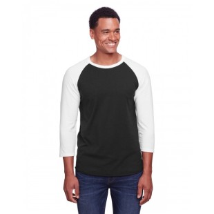 Jerzees Unisex Premium Blend Ring-Spun 3/4 Sleeve Raglan T-Shirt