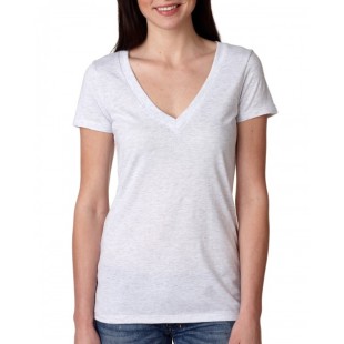 Next Level Apparel Ladies' Triblend Deep V