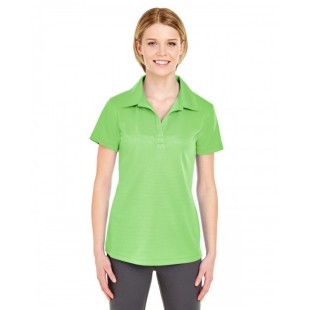 UltraClub Ladies' Cool & Dry Jacquard Stripe Polo