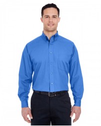 UltraClub Men's Easy-Care Broadcloth