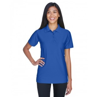 UltraClub Ladies' Cool & Dry Elite Tonal Stripe Performance Polo