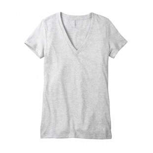 Bella + Canvas Ladies' Triblend Short-Sleeve Deep V-Neck T-Shirt