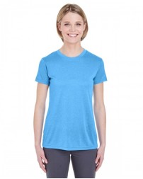 UltraClub Ladies'  Cool & Dry Heathered Performance T-Shirt