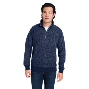 J America Unisex Aspen Fleece Quarter-Zip Sweatshirt