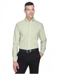 UltraClub Men's Classic Wrinkle-Resistant Long-Sleeve Oxford