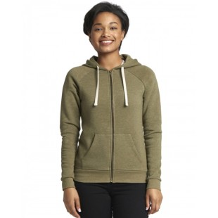 Next Level Apparel Ladies' PCH Raglan Zip Hoodie