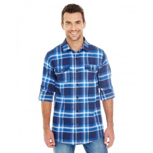 Burnside Men's Plaid Flannel Shirt