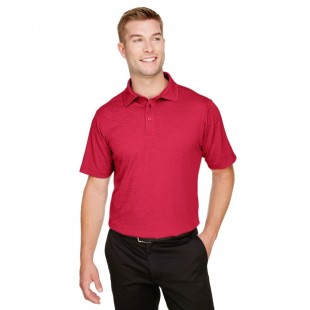 Devon & Jones CrownLux Performance Men's Address Melange Polo