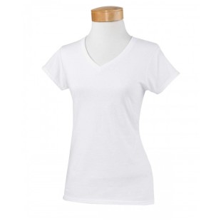 Gildan Ladies' SoftStyle Fitted V-Neck T-Shirt