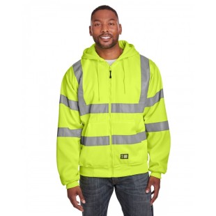 Berne Men's  Hi-Vis Class 3 Lined Hooded Sweatshirt