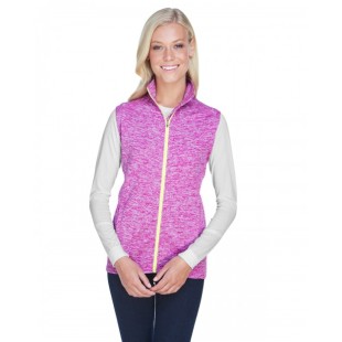 J America Ladies' Lasic Cosmic Fleece Vest