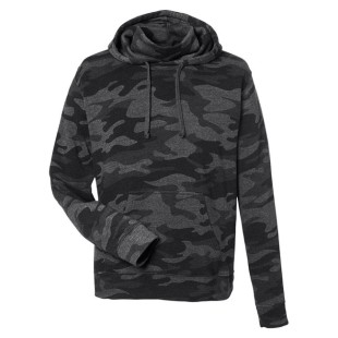 J America Unisex Gaiter Pullover Hooded Sweatshirt