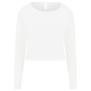 Just Hoods By AWDis Ladies' Cropped Pullover Sweatshirt