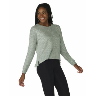 Boxercraft Ladies' Cuddle Soft Boxy Crewneck Sweatshirt