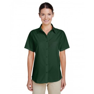 Harriton Ladies' Paradise Short-Sleeve Performance Shirt