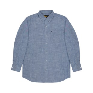 Berne Men's Foreman Flex180 Chambray Button-Down Woven Shirt