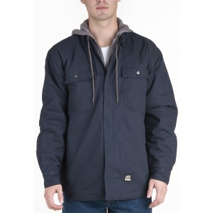 Berne Men's Throttle Hooded Shirt Jacket