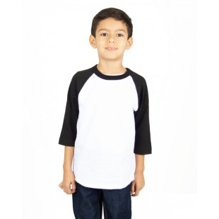 Shaka Wear Youth Three-Quarter Sleeve Raglan