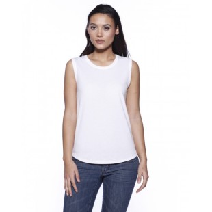 StarTee Ladies' CVC Sleeveless T-shirt