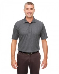 UltraClub Men's Heathered Pique Polo