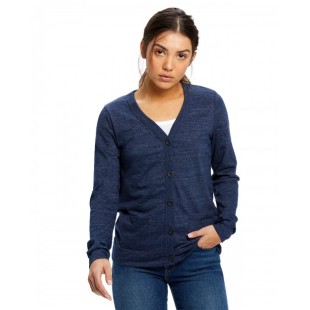 US Blanks Ladies' Long-Sleeve Cardigan