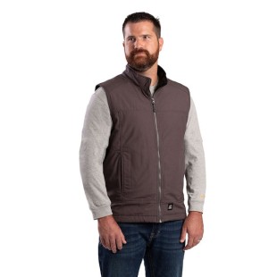 Berne Men's Heartland Fleece-Lined Ripstop Vest